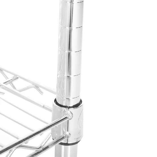 Simply 4 Tiered Wire Rack Display, Floor Stand with Heavy Duty 