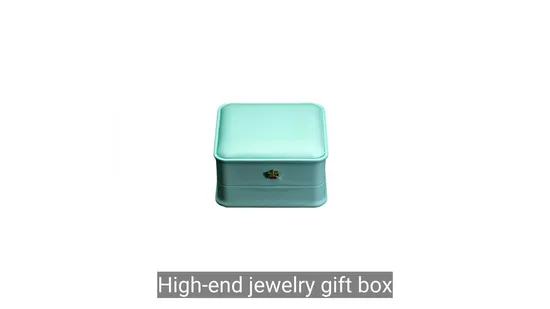 Personalized Leather Bracelet Organizer Box for Luxury Brand Packaging Fashion Jewelry Box with Velvet Lining for High