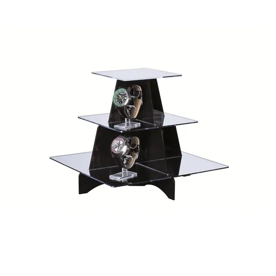 Acrylic Snack Wave 150mm Custom Acrylic Displays Product Display for Break Gourmet Article Advertising Displays 
