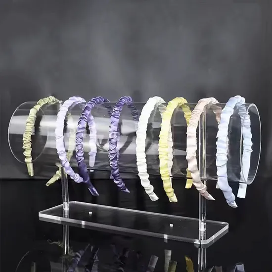 Acrylic Cosmetic Stand Necklace Jewelry Modern Hair Accessories Display 