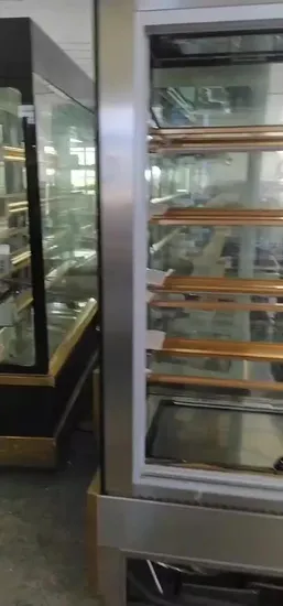 Arc Cake Showcase Vertical Cake Chiller Display for Snack Shop 
