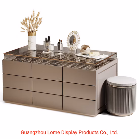 Beauty Salon Display Stand Makeup Store Cosmetic Kiosk Shopping Mall