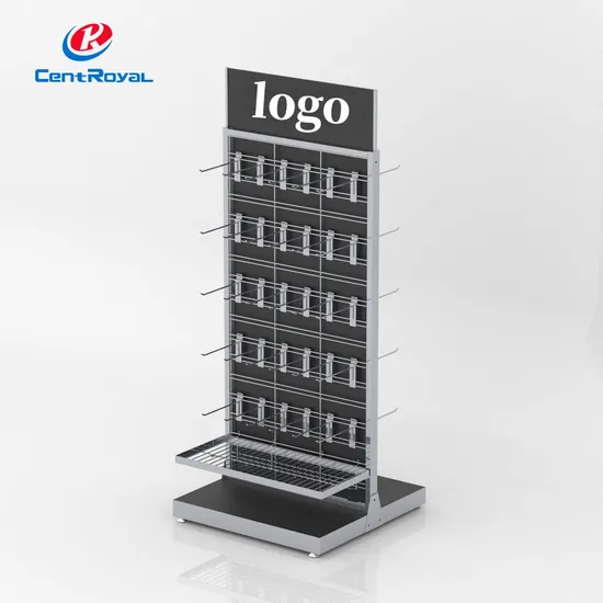 Custom Supermarket Standing Wooden Metal Sock Hair Extensions Potato Chip Keychain Snack Bread Display Rack Food Display Display Rack Umbrella Slatwall Display 