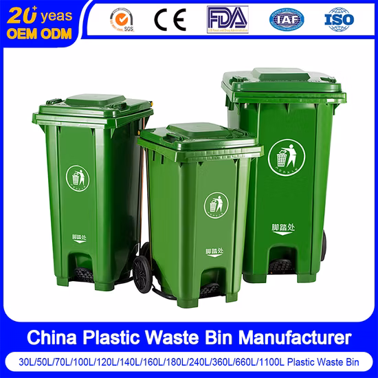 10 Liter Dustbin Trash Dump Truck 6 Wheel Skip Bin
