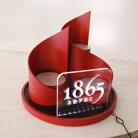 Fashion LED Makeup Retail Display Acrylic Cosmetic Storage Case Display 