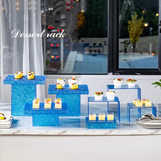 Acrylic Dessert Plinth Double
