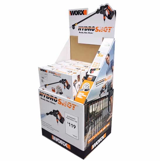 Packaged Products Insert Display Pop POS Recycle Cardboard Paper Dump Bin
