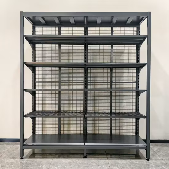 Display Store Snack Shelf Stand for Shelves Double Side Cardboard Food Self Serve Racks Super Shop Sale Cardboard Supermarket Display Rack