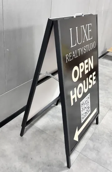 Custom a Frame Durable Floor Stand Poster Display Advertisement Sign Menu Poster Frame Box 