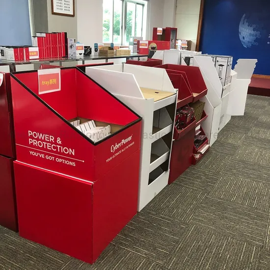 Customized Floor Stand Toy Headphones Display Stand Cardboard Display 