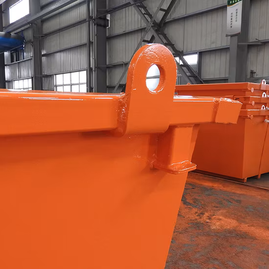Mobile Trash Can Waste Garbage Skip Bins Crane Dump Bin