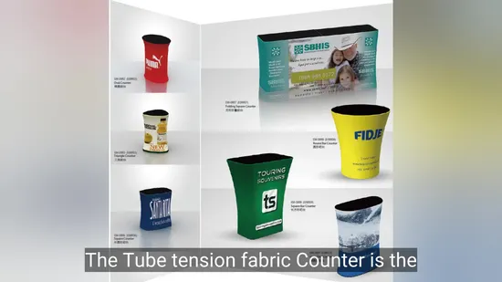 Aluminum Tube Square Counter Wtf003s Display Stand for Event Booth 