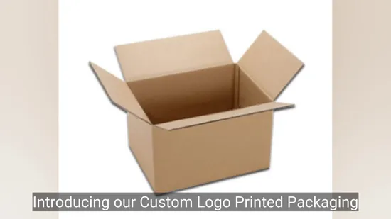 Customizable Printed Brown Corrugated Packaging Box Solutions for Retail & Shipping 