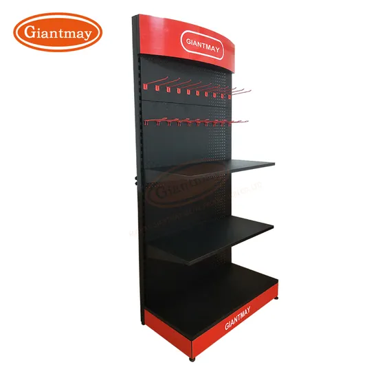 Hardware Pegboard Metal Floor Hooks Tools Stands Shop Exhibition Product Display 