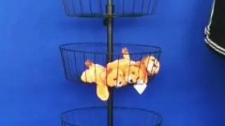 5 Layer Spinning Steel Wire Bin Plush Toys Metal Rack Display (PHY205) 