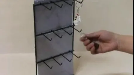 9 Peg Prong Hooks Retail Display Ornaments Counter Wire Stand (PHY110) 