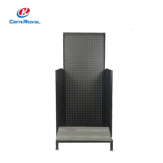 Metal Hanging Stand Garden Tool Mobile Hook Hanging Rack Pegboard Shelf Floor Retail Hardware Stand Display Cell Phone Display Grocery Store Display Stand 