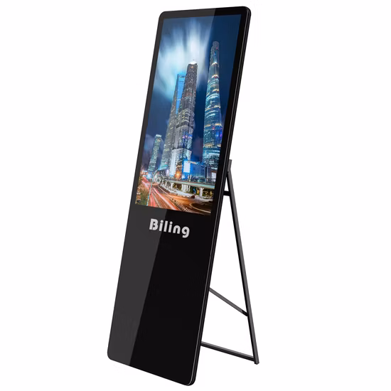 Floor Standing Advertising Player 43 Inch Portable Android Digital Digital Retail Display Advertising LCD Floor Stand