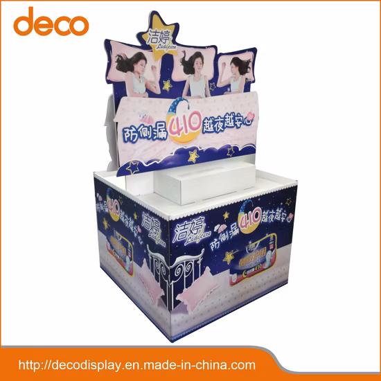 Creative Cardboard Display Paper Pallet Display Promotional Dump Bins