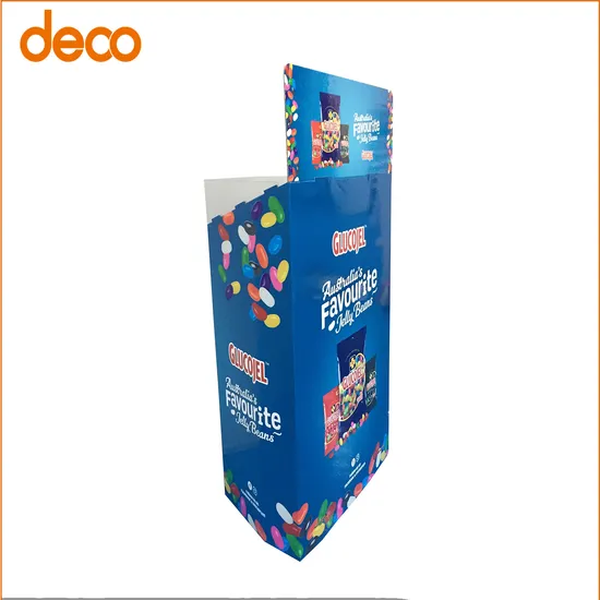 Supermarket Candy Sweet Retail Custom Cardboard Dump Bin 
