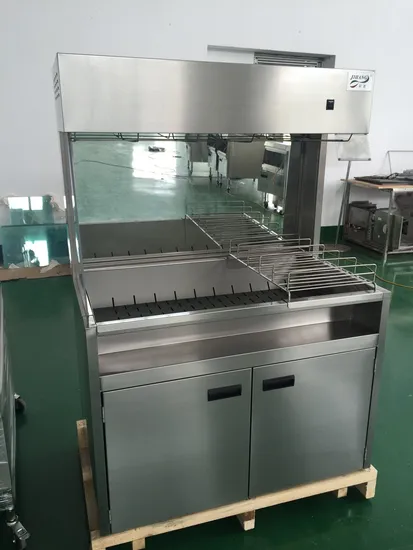 Chip Workstation French Fries Snack Warmer Display for Fast Food Restaurant 
