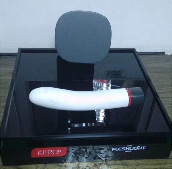 Stackable Black Acrylic Advertising Display Rack for Sex Toys 